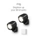 Ring Smart Lighting – Spotlight, Battery-Powered, Outdoor Motion-Sensor Security Light, Black (Ring Bridge required) Ring Smart Lighting – Spotlight, Battery-Powered, Outdoor Motion-Sensor Security Light, Black (Ring Bridge required)