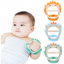 Baby Teething Toys for 0-6 and 6-12 Months Teethers 3packs for Infants, BPA-Free, Eco-Friendly Non-Toxic Silicone, Adjustable Wristband Chew Natural teethers for Babies