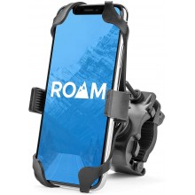 Roam Universal Premium Bike Phone Mount for Motorcycle - Bike Handlebars, Adjustable, Fits iPhone 11, X, XR, 8 | 8 Plus, 7 | 7 Plus, 6s Plus | Galaxy, S10, S9, S8, Holds Phones Up to 3.5" Wide