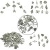 JIALEEY Wholesale Bulk Lots Jewelry Making Silver Charms Mixed Smooth Tibetan Silver Metal Charms Pendants DIY for Necklace Bracelet Jewelry Making and Crafting, 100 PCS JIALEEY Wholesale Bulk Lots Jewelry Making Silver Charms Mixed Smooth Tibetan Silver Metal Charms Pendants DIY for Necklace Bracelet Jewelry Making and Crafting, 100 PCS