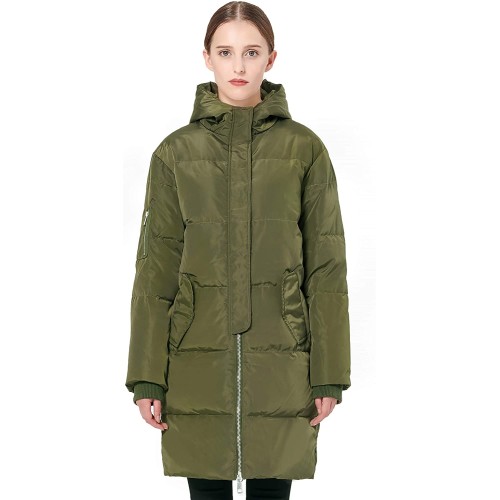 Orolay Women's Thicken Plus Size Down Jacket Hooded Coat Orolay Women's Thicken Plus Size Down Jacket Hooded Coat