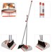 Broom and Dustpan/Broom with Dustpan Combo Set,Standing Dustpan Dust Pan with Long Handle 40"/52" for Home Kitchen Room Office Lobby Indoor Floor Cleaning Broom Dustpan Set Upright Broom and Dustpan/Broom with Dustpan Combo Set,Standing Dustpan Dust Pan with Long Handle 40"/52" for Home Kitchen Room Office Lobby Indoor Floor Cleaning Broom Dustpan Set Upright