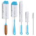 Bottle Brush Cleaner 5 Pack - Long Water Bottle and Straw Cleaning Brush - Kitchen Wire Scrub Set for Washing, Wine Decanter, Baby, Kombucha, Pipes, Hydro Flask Tumbler, Sinks, Beer Brewing Supplies Bottle Brush Cleaner 5 Pack - Long Water Bottle and Straw Cleaning Brush - Kitchen Wire Scrub Set for Washing, Wine Decanter, Baby, Kombucha, Pipes, Hydro Flask Tumbler, Sinks, Beer Brewing Supplies