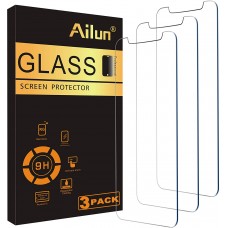 Ailun Glass Screen Protector Compatible for iPhone 11/iPhone XR, 6.1 Inch 3 Pack Tempered Glass 2.5D Edge Anti Scratch Work with Most Case