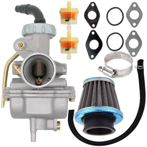 PZ20 Carburetor for Kazuma Baja 50cc 70cc 90cc 110cc 125cc TaoTao 110B NST SunL Chinese Quad 4 Stroke ATV 4 Wheeler Go Kart Dirt Bike Honda CRF50F XL75 CRF80F XR50R with Air Fuel Filter PZ20 Carburetor for Kazuma Baja 50cc 70cc 90cc 110cc 125cc TaoTao 110B NST SunL Chinese Quad 4 Stroke ATV 4 Wheeler Go Kart Dirt Bike Honda CRF50F XL75 CRF80F XR50R with Air Fuel Filter