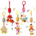 WILNARA 6 Pack Rattle Toys Hanging Bell Animal + Music Teethers Rabbit Toy for 0-12 Months Baby Stroller Gift WILNARA 6 Pack Rattle Toys Hanging Bell Animal + Music Teethers Rabbit Toy for 0-12 Months Baby Stroller Gift