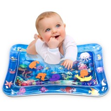 Infinno Inflatable Tummy Time Mat Premium Baby Water Play Mat for Infants and Toddlers Baby Toys for 3 to 24 Months, Strengthen Your Baby's Muscles, Portable