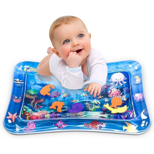 Infinno Inflatable Tummy Time Mat Premium Baby Water Play Mat for Infants and Toddlers Baby Toys for 3 to 24 Months, Strengthen Your Baby's Muscles, Portable Infinno Inflatable Tummy Time Mat Premium Baby Water Play Mat for Infants and Toddlers Baby Toys for 3 to 24 Months, Strengthen Your Baby's Muscles, Portable