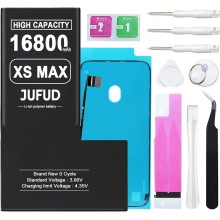 16800mAh Replacement Battery Used for iPhone Xs MAX, High-Capacity 0 Cycle Li-Polymer Battery - Compatible with Models A1921 A2101 A2102 A2104 Includes Full Repair Kit