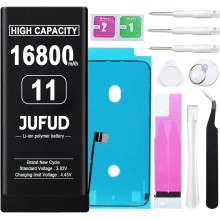 16800mAh Replacement Battery Used for iPhone 11, High-Capacity 0 Cycle Li-Polymer Battery - Compatible with Models A2111 A2223 A2221 Includes Full Repair Kit 