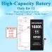 16800mAh Replacement Battery Used for iPhone 11, High-Capacity 0 Cycle Li-Polymer Battery - Compatible with Models A2111 A2223 A2221 Includes Full Repair Kit 16800mAh Replacement Battery Used for iPhone 11, High-Capacity 0 Cycle Li-Polymer Battery - Compatible with Models A2111 A2223 A2221 Includes Full Repair Kit