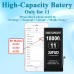 Replacement Battery Used for iPhone 11,18000mAh 0 Cycles, Compatible A2111 A2223 A2221 Includes Full Repair Tools Replacement Battery Used for iPhone 11,18000mAh 0 Cycles, Compatible A2111 A2223 A2221 Includes Full Repair Tools