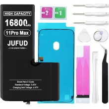 16800mAh Used for iPhone 11 Pro Max Replacement Battery - 0 Cycle Li-Polymer, Compatible with A2161 A2220 A2218 Models Includes Full Repair Tools 