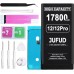 Replacement Battery Used for iPhone 12/12 Pro, 17800mAh 0 Cycles, Compatible A2172 A2402 A2403 A2404 A2407 A2341 A2406 A2408 Includes Full Repair Tools Replacement Battery Used for iPhone 12/12 Pro, 17800mAh 0 Cycles, Compatible A2172 A2402 A2403 A2404 A2407 A2341 A2406 A2408 Includes Full Repair Tools