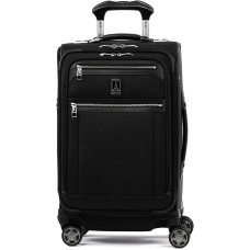 Travelpro Platinum Elite-Softside Expandable Spinner Wheel Luggage, Shadow Black, Carry-On 21-Inch