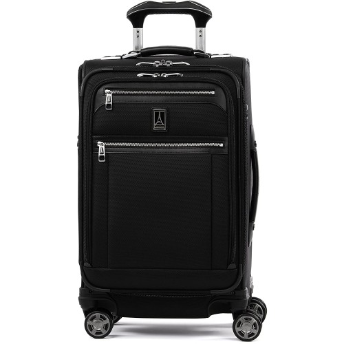 Travelpro Platinum Elite-Softside Expandable Spinner Wheel Luggage, Shadow Black, Carry-On 21-Inch Travelpro Platinum Elite-Softside Expandable Spinner Wheel Luggage, Shadow Black, Carry-On 21-Inch